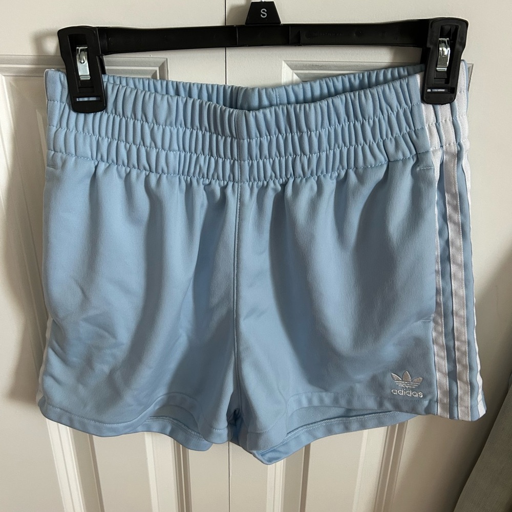 Adidas Women's Sky Blue Athletic Shorts